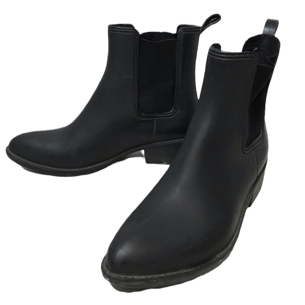 Jeffrey Campbell Forecast Chelsea Rain Boot Matte Black Size 9
